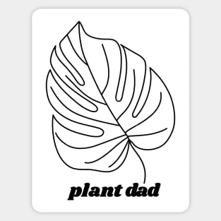 Monstera Indoor Plant Dad House Plants Sticker